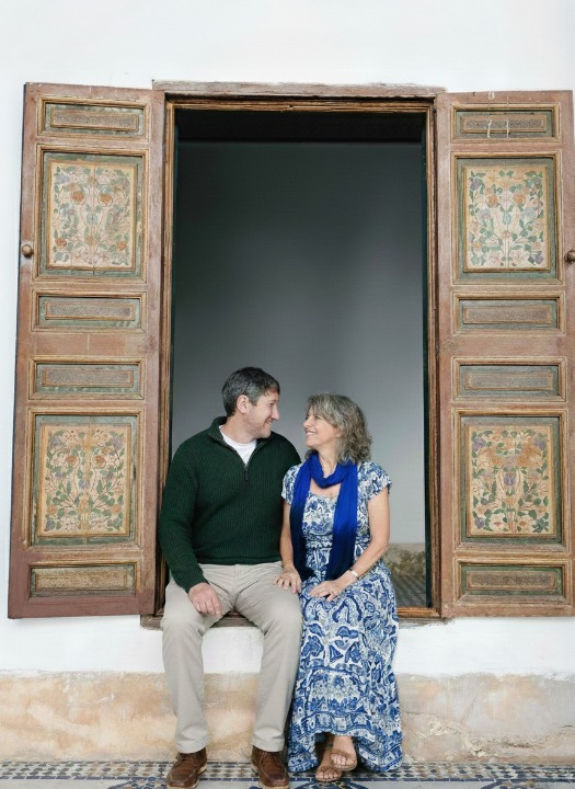 Villa des Orangers outdoor dining, Morocco